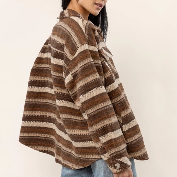 Bohme ADA STRIPED SHACKET Size XL - Picture 4 of 8